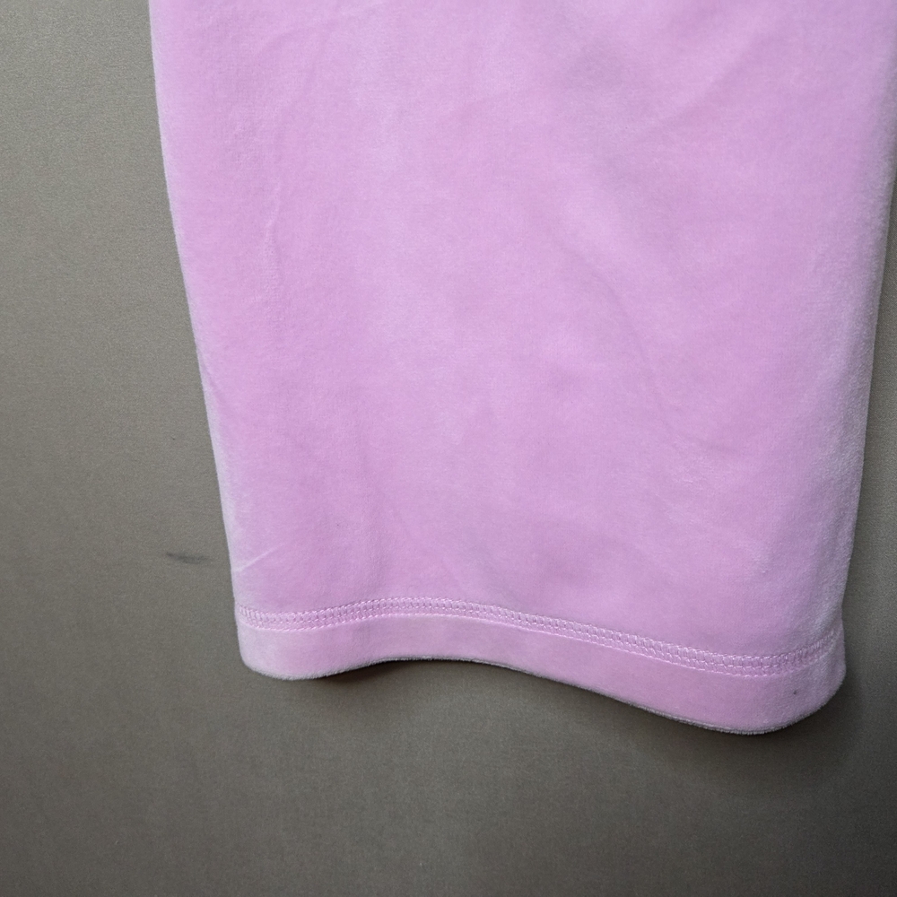 Juicy Couture Pink Velour Track Pants Bling Juicy Bottom - Picture 4 of 7